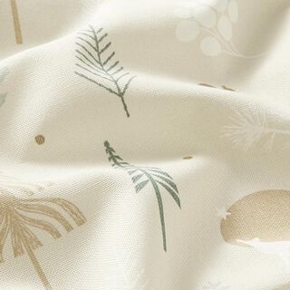 Decostof half panama bosdieren – lichtbeige, 