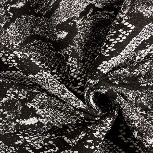 Stretchjacquard slangenpatroon – lichtgrijs,  image number 3