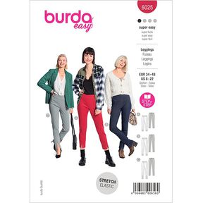 Leggings, Burda 6025 | 34 - 48, 