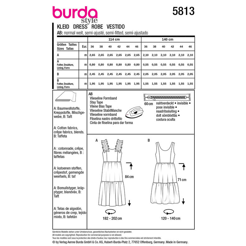 Jurk | Burda 5813 | 36-46,  image number 9