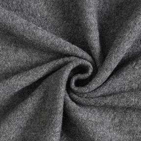 Lichtgewicht gebreide stof van een viscose- en wolmix – donkergrijs, 