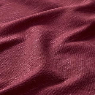 Fijngebreid viscose linnen look – bessen, 