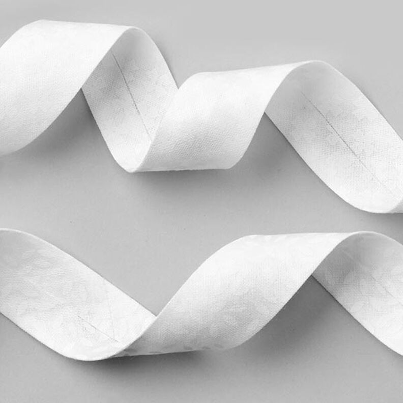 Schuine band stippen [20 mm] - wit,  image number 3