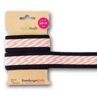 GOTS Biologische boordstof STRIPE ME ICON [200 cm | 3,5 cm] | Albstoffe | Hamburger Liebe, 