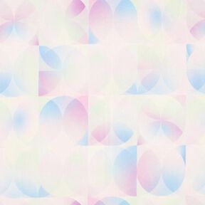 Sportjersey aquarelvormen – lichtblauw/pastelviolet, 