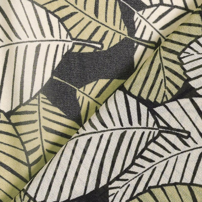 Chiffon Palmbladeren – zwart/cashew,  image number 4