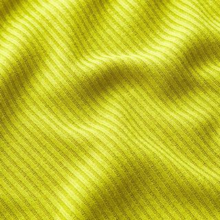 Geruwde effen gebreide stof | Fibre Mood – appelgroen, 