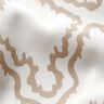Katoenen stoffen slangenlijnen – beige/donkerbeige,  thumbnail number 3