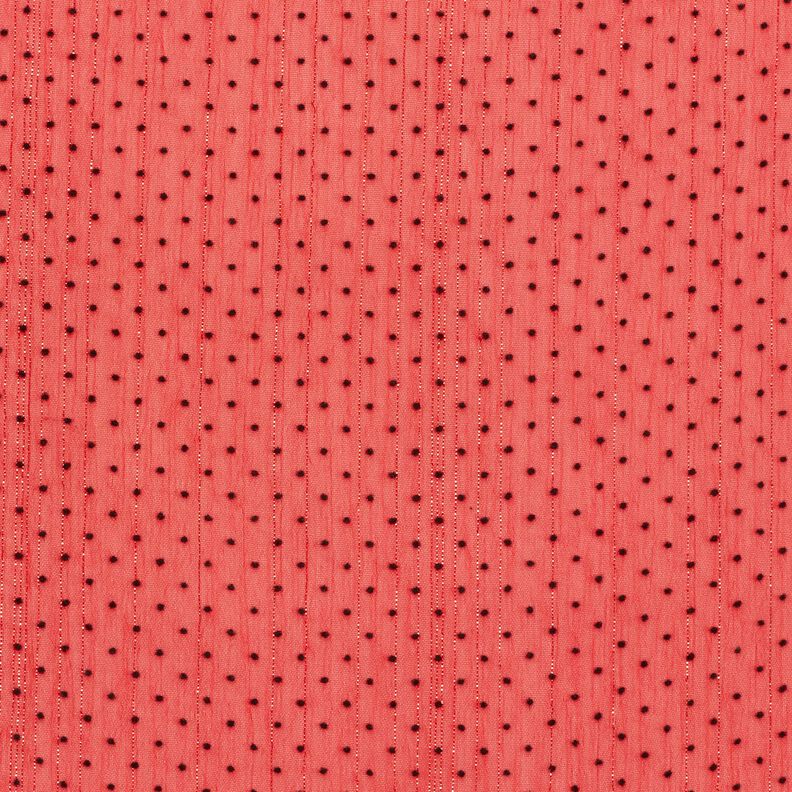 Chiffon glitterstrepen en stippen – rood,  image number 1