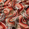 Decostof Gobelin abstracte halve cirkels – terracotta/groen,  thumbnail number 2