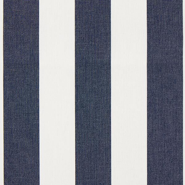 Luifelstof strepen Toldo – wit/marineblauw,  image number 1