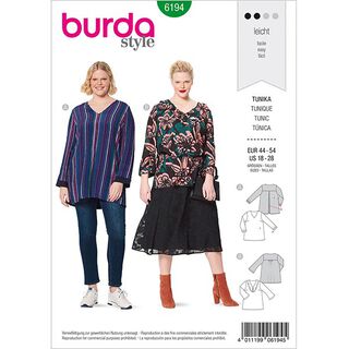 Tuniek, Burda 6194 | 44-54, 