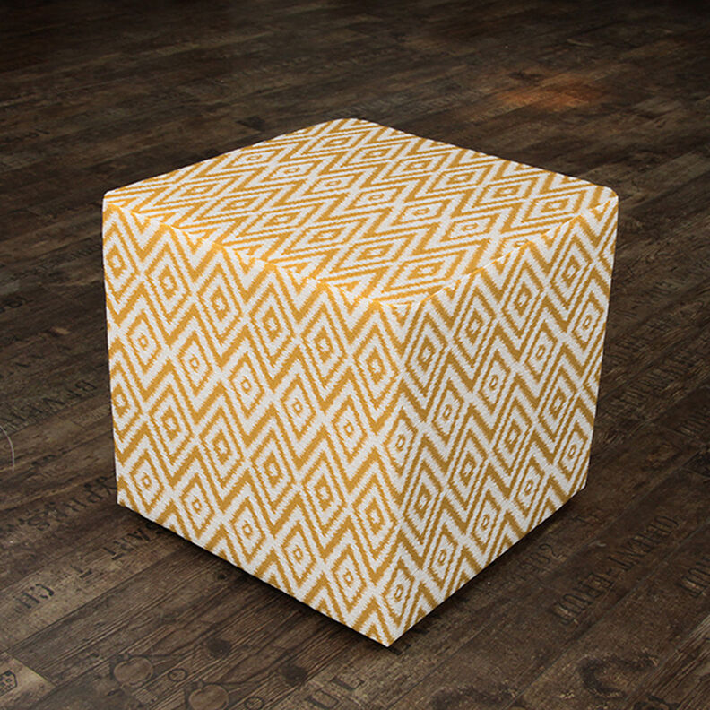 Outdoorstof jacquard Etno – mosterd,  image number 8