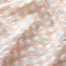 Seersucker grote vuchyruiten – wit/licht oudroze,  thumbnail number 2