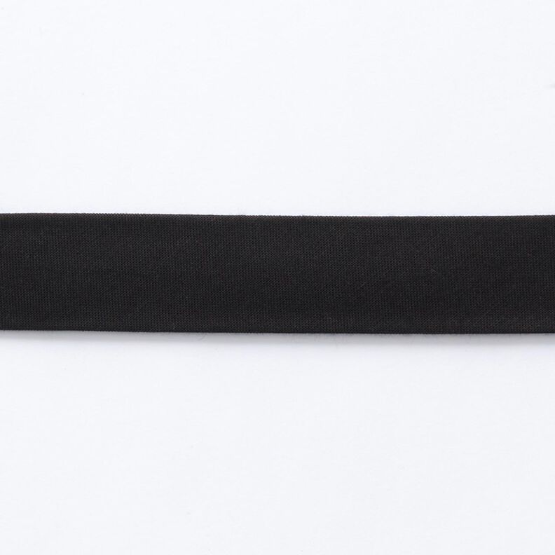 Biasband Biologische katoen [20 mm] – zwart,  image number 1