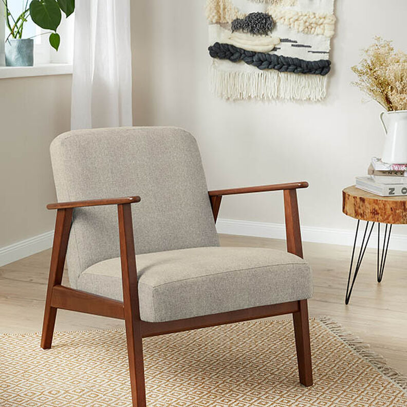 Bekledingsstof gemêleerd effen – beige, image number 5