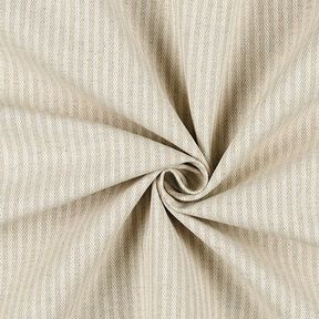 Meubelstof jacquard strip – beige, 