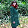 Mantelstof gerecycled polyester – dennengroen,  thumbnail number 4