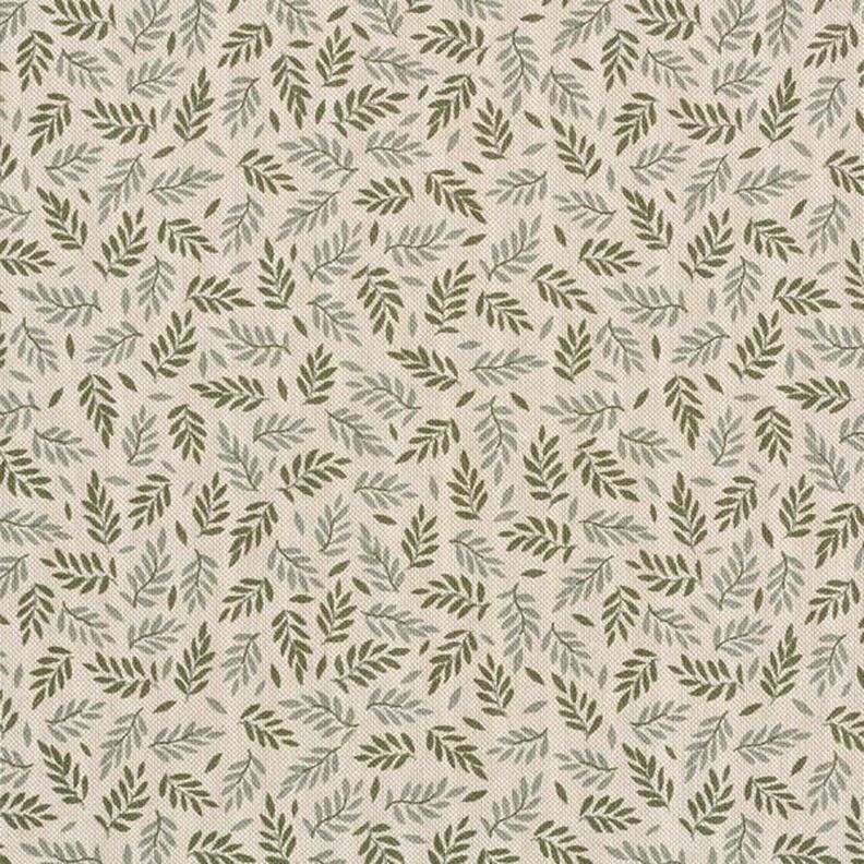 Decostof Half panama Delicate bladeren – natuur, image number 1