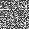 Viscose jersey abstract luipaardpatroon – zwart/wit,  thumbnail number 1