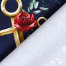 Katoenjersey Ankers en rozen | Glitzerpüppi – nachtblauw/oud goud,  thumbnail number 4