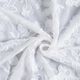 Chiffon 3D-bloemenborduursel – wit,  thumbnail number 3