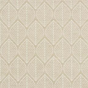Decostof Jacquard Bladeren – beige, 