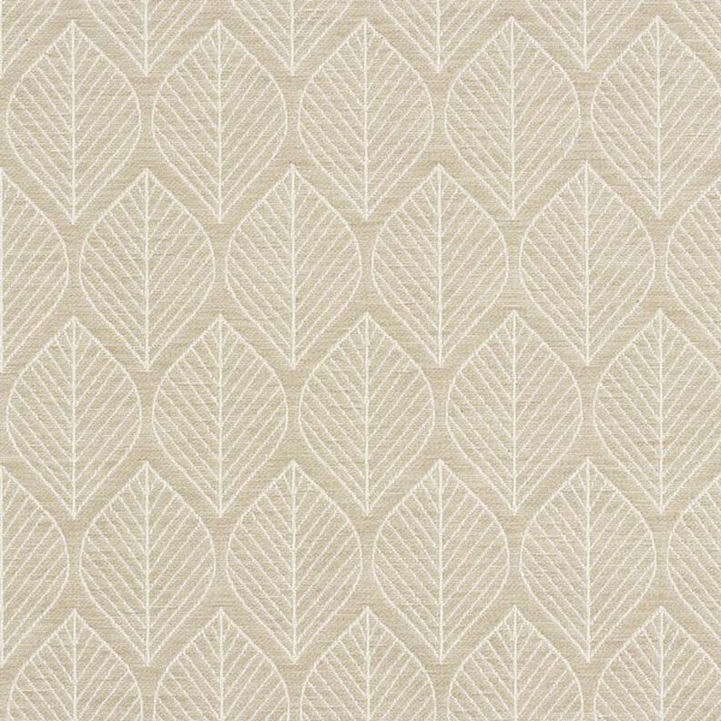 Decostof Jacquard Bladeren – beige,  image number 1