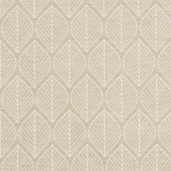 Decostof Jacquard Bladeren – beige, image number 1
