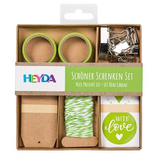 Cadeauset Een mooi cadeau geven – meigroen, 