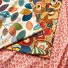 Katoenen stof Cretonne Abstracte bladeren – terracotta/ivoor,  thumbnail number 5