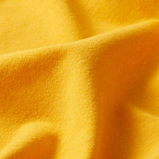 Gerecycleerde jersey-katoen-mix – currygeel, 
