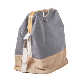 Store & Travel Bag [45 x 30 x 50 cm] | Prym – lichtgrijs/natuur, 