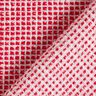 Bouclé katoenmix structuur – rood/wit,  thumbnail number 4