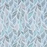 Decostof Half panama Bladmotief – blauw,  thumbnail number 1