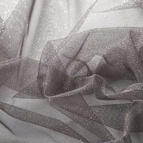 Glittertule royal – donkergrijs/zilver,  image number 4