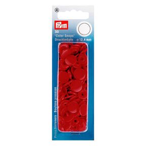 Drukknopen Color Snaps 26 – rood | Prym, 