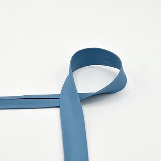 Katoen–Biasband Popeline [20 mm] – blauw, 