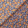 Chiffon Millefleurs – indigo/oranje,  thumbnail number 4