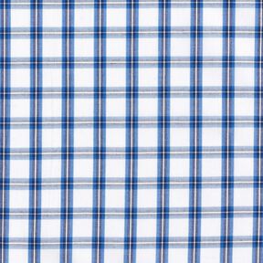 Katoenen stof overhemdruit – wit/blauw, 