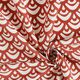 Decostof Canvas Geometrische bogen – vuurrood/wit,  thumbnail number 3