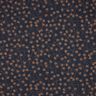Katoenjersey abstracte planten – zwart blauw/lichtbruin,  thumbnail number 1