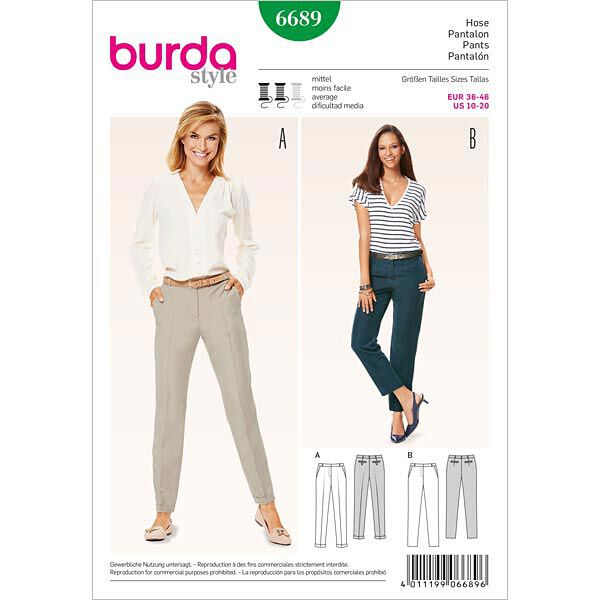 Broek, Burda 6689,  image number 1