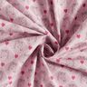 Katoenen stof Cretonne Paarden en harten roze – roze,  thumbnail number 3