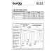 Broek met wijde pijpen, Burda 6152 | 34-44,  thumbnail number 12