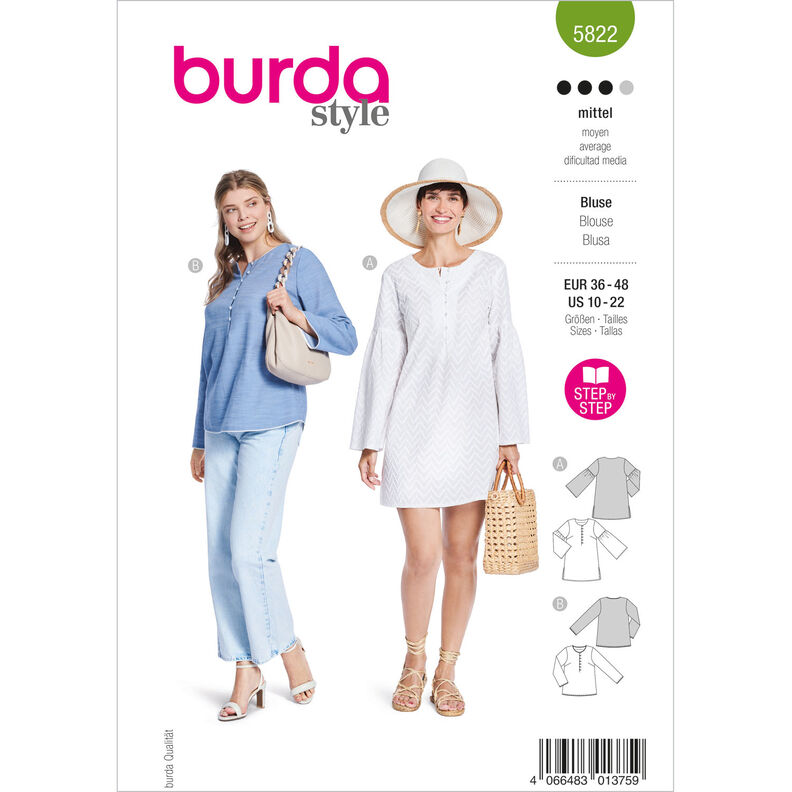 Blouse | Burda 5822 | 36-48,  image number 1
