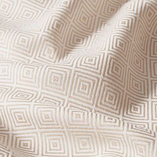 Outdoorstof Jacquard diamant – zand, 