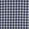 Katoenflanel kleine ruiten – marineblauw/ecru,  thumbnail number 1