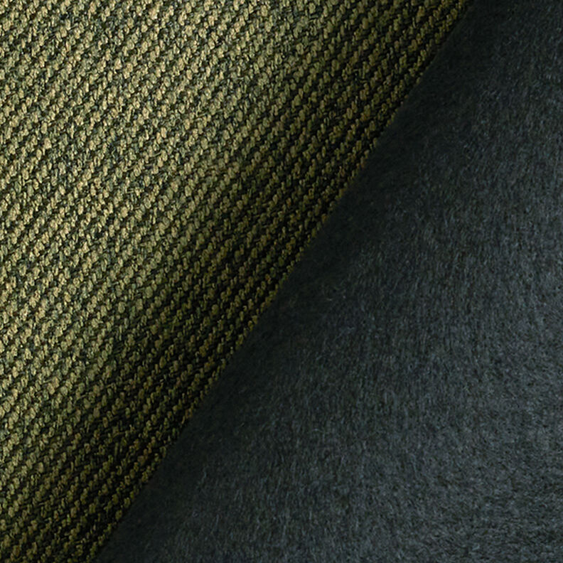 Bekledingsstof twill-look – donkerolijf,  image number 3