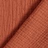 Mousseline/dubbel gehaakte stoffen dobby – terracotta,  thumbnail number 4